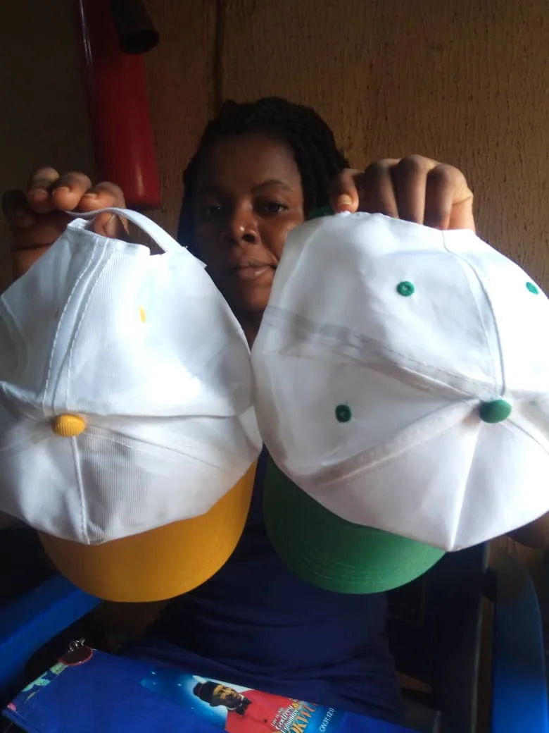 Branded promotional caps and apparel